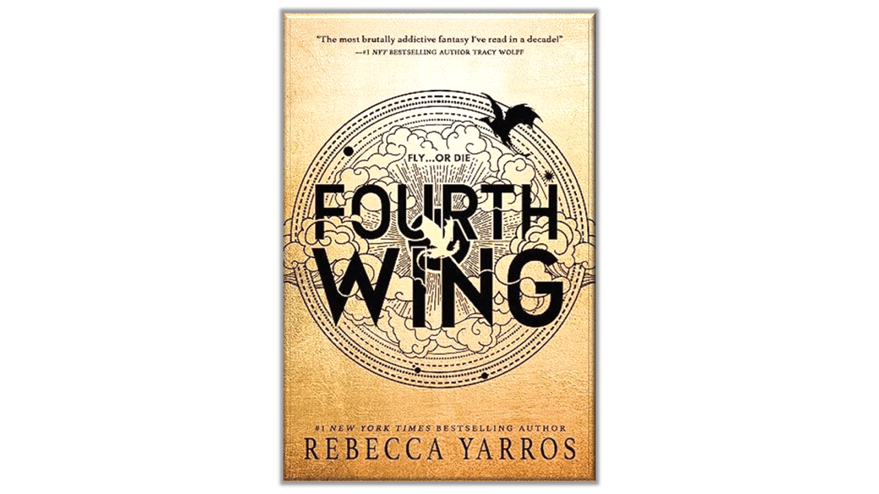 BookTok Book Club November cover "Fourth Wing" by Rebecca Yarros.