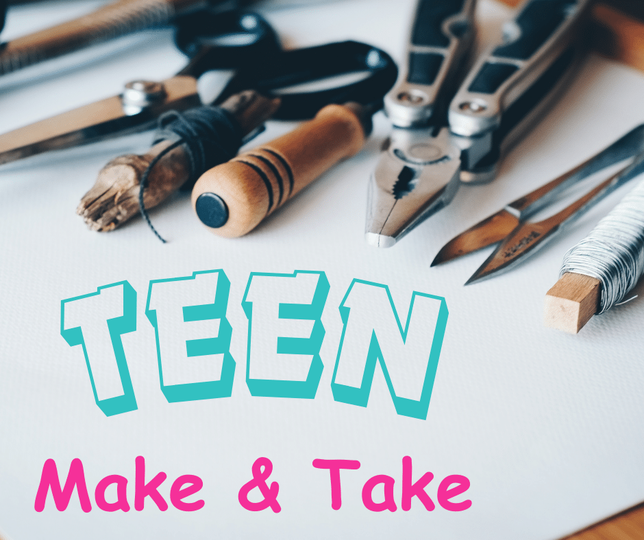 Art tools on canvas "Teen Make & Take".