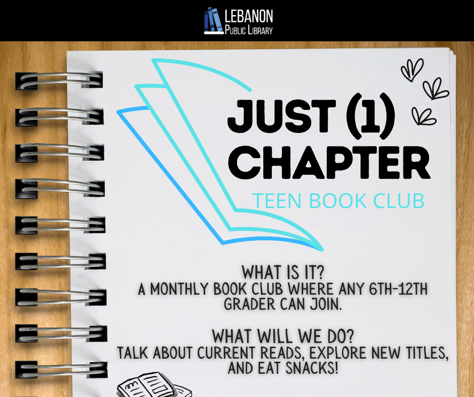 Just (1) Chapter: Teen Book Club