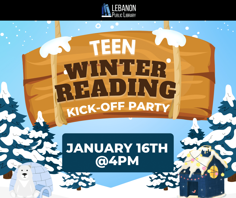 Teen Winter Reading Kick-off Party