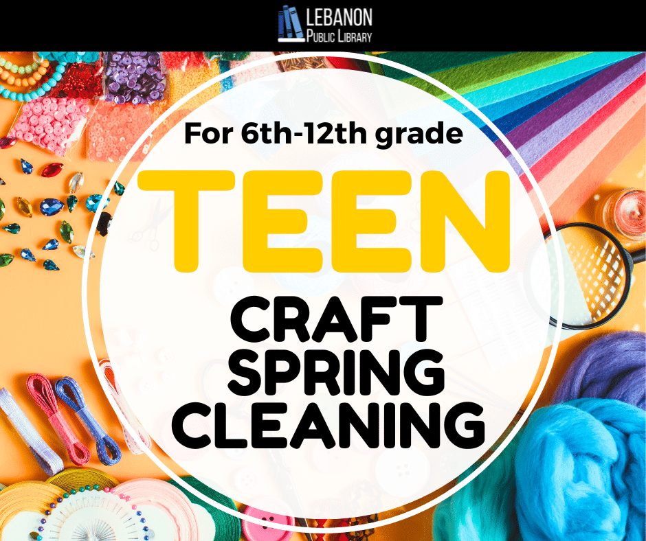 Teen Craft Spring Cleaning