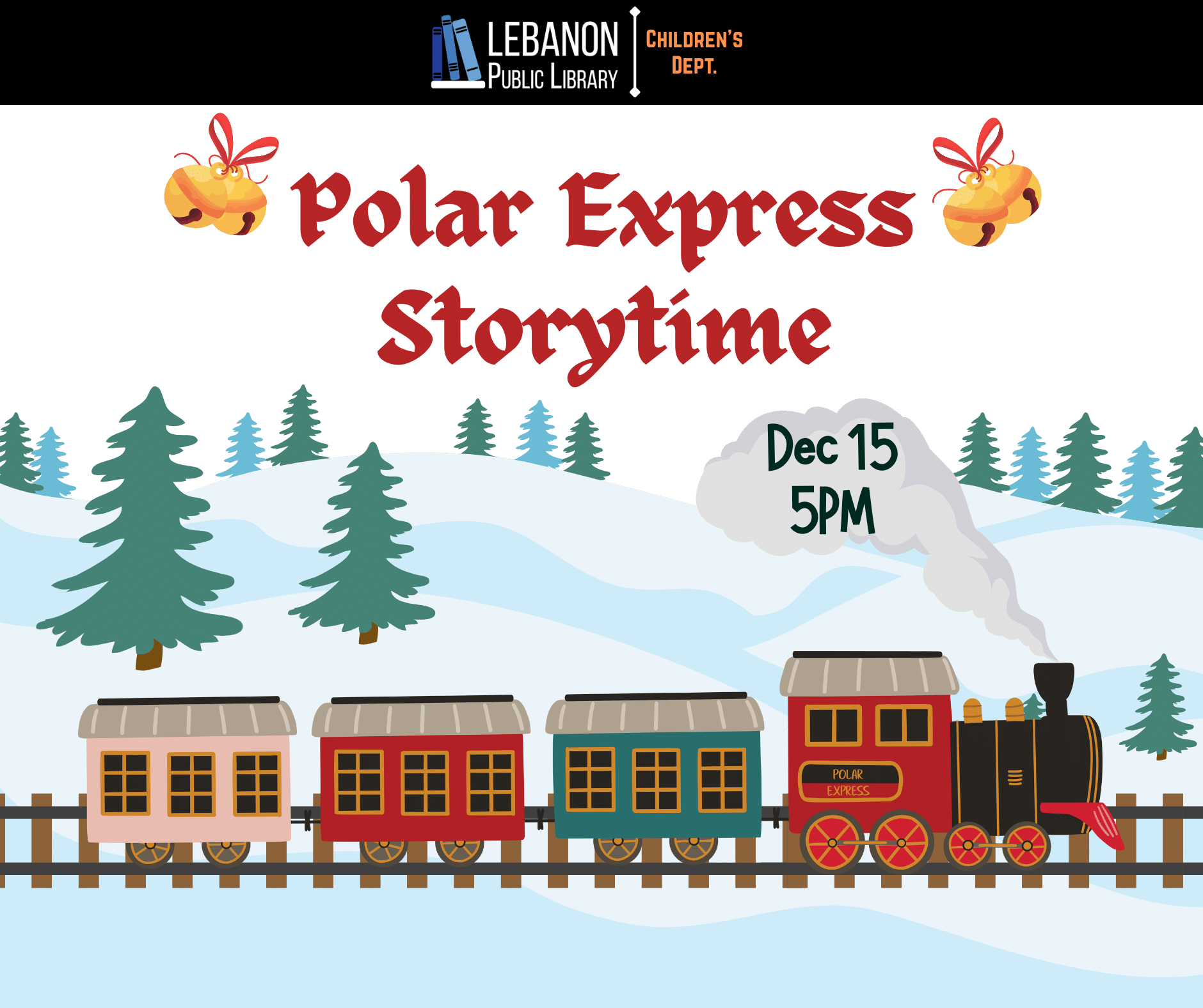 Polara Express Storytime; December 15th at 5pm