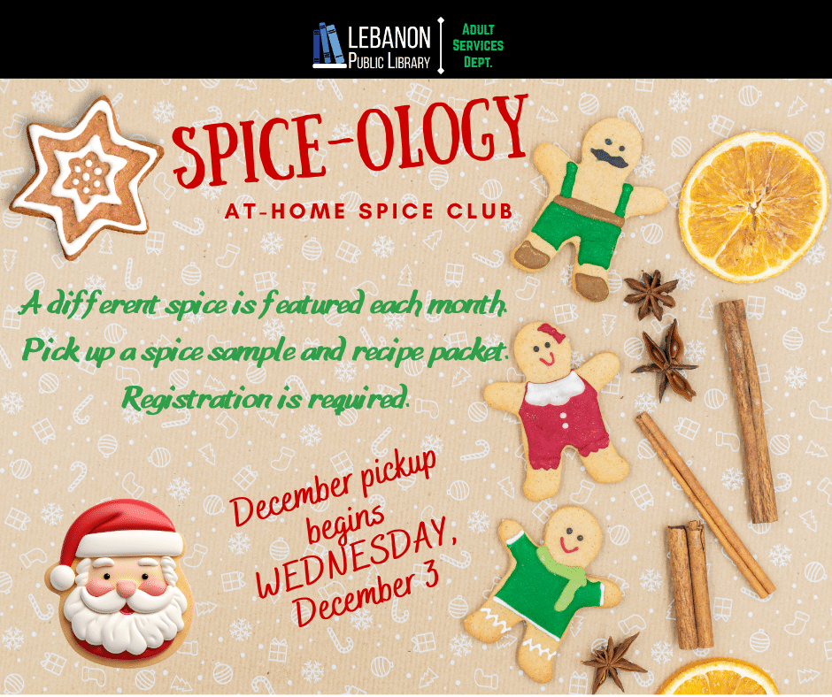 Christmas cookies, spices