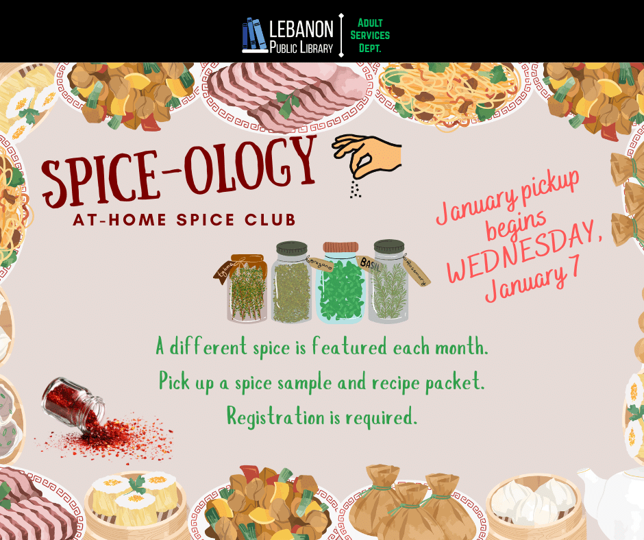 Spices, Various foods