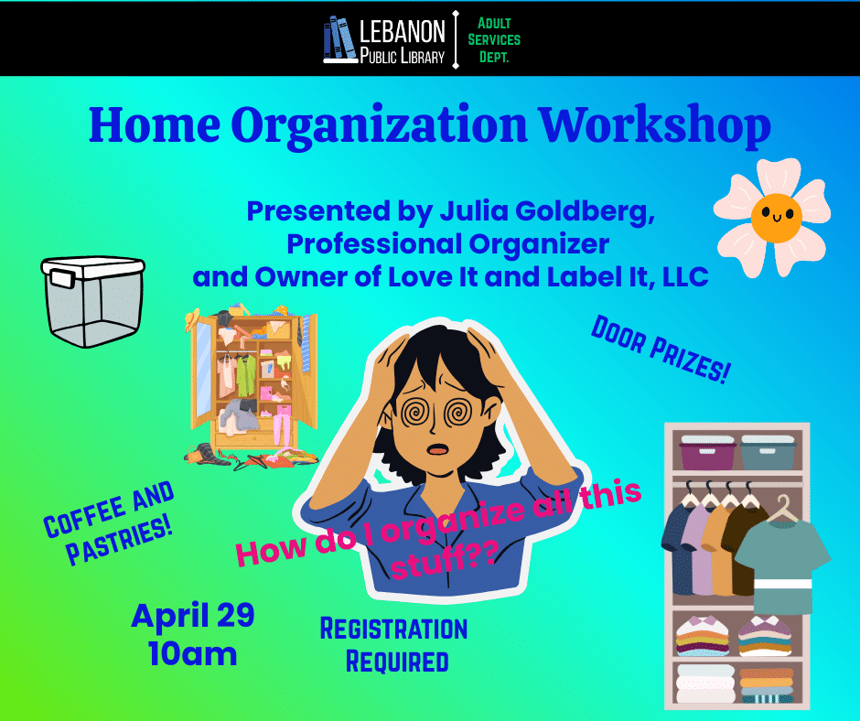 Home Organization Workshop