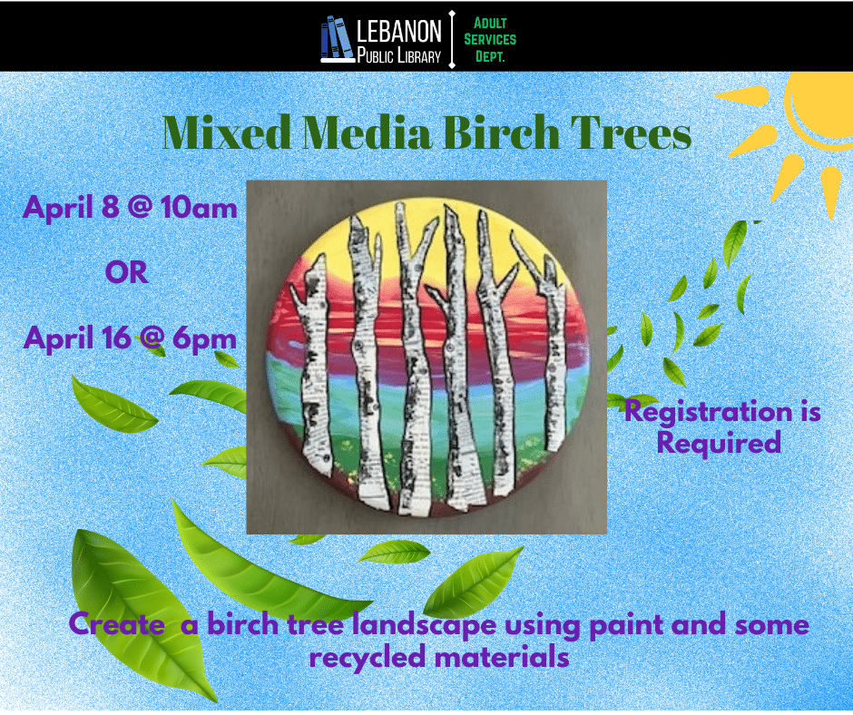 birch trees, sun, leaves