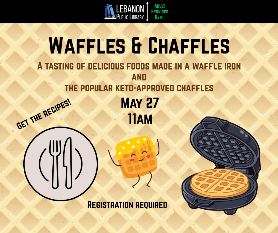 Plate, waffle iron, dancing waffle