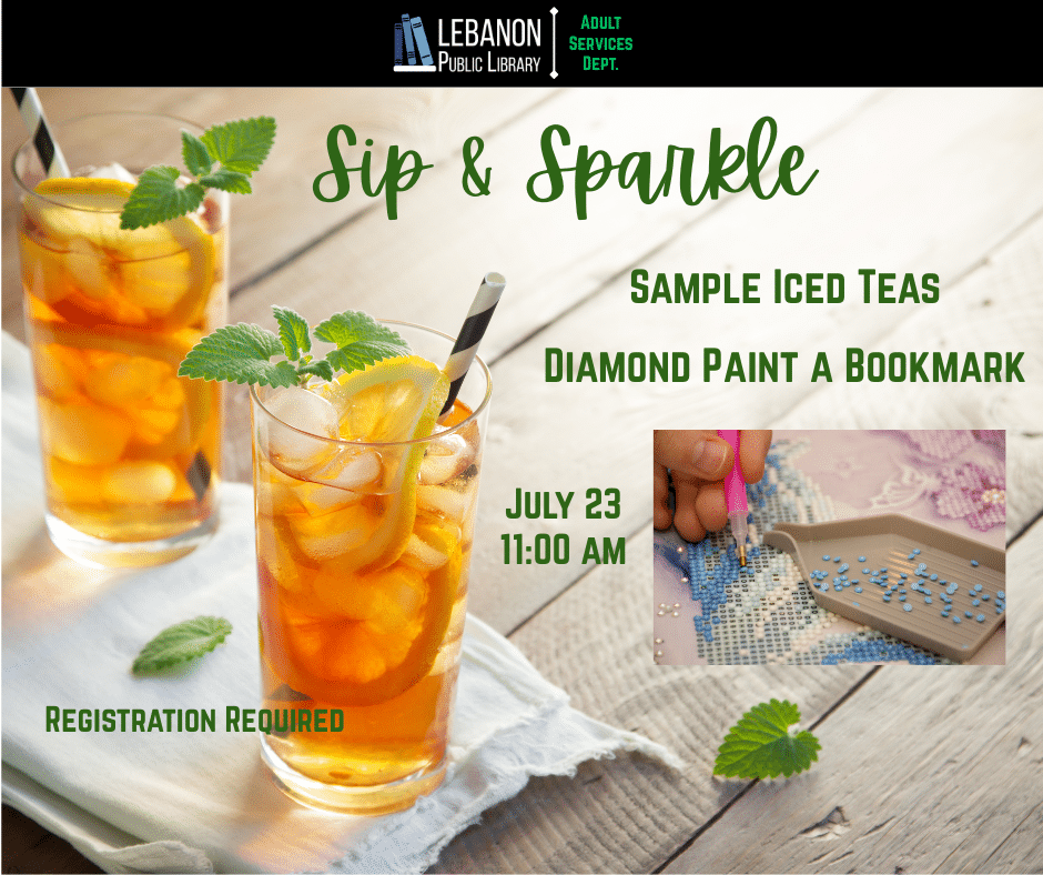 iced tea, diamond painting