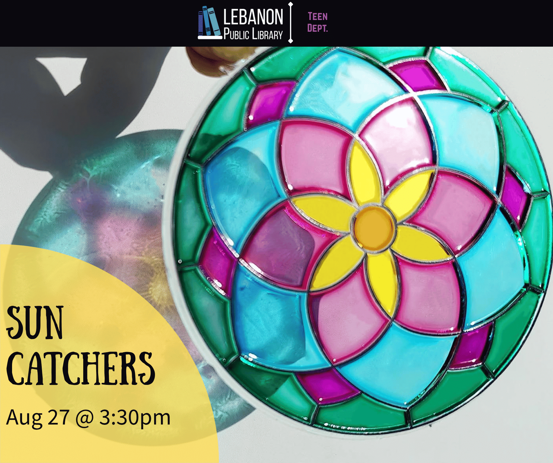 Sun Catchers; August 27 at 3:30pm