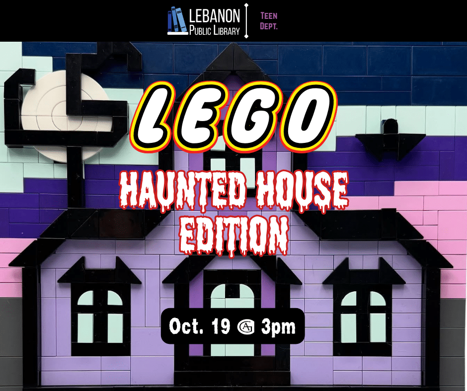 LEGO: Haunted House Edition; October 19th at 3pm
